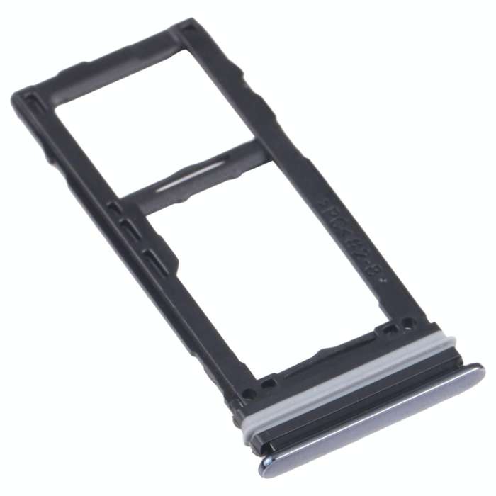 For Samsung Galaxy A72 SM-A725 SIM Card Tray + SIM Card Tray / Micro SD Card Tray (Black)