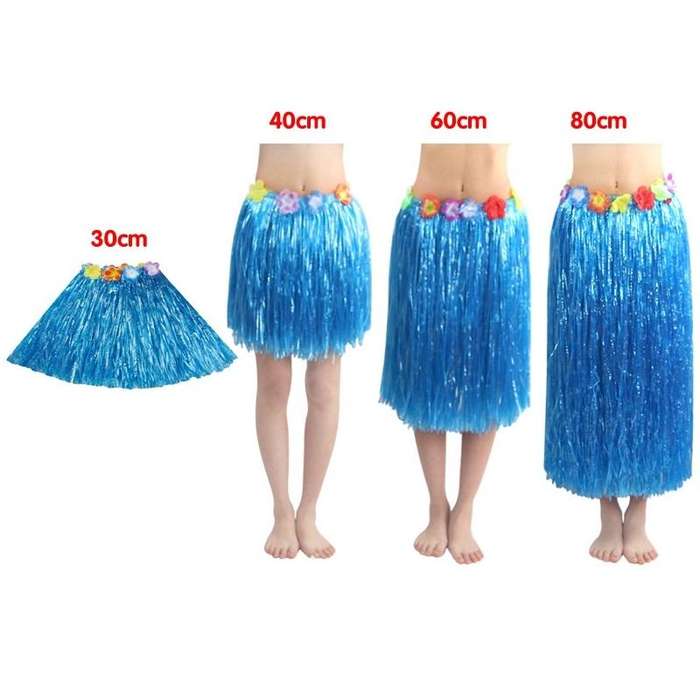 3 PCS Hawaiian Hula Party Show Dress Up Props, Size: 40cm(Single Layer Colorful)