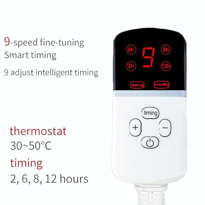 CW45 45x45cm Multi-level Temperature Regulating Timing Pet Heating Pad, Spec: EU Plug