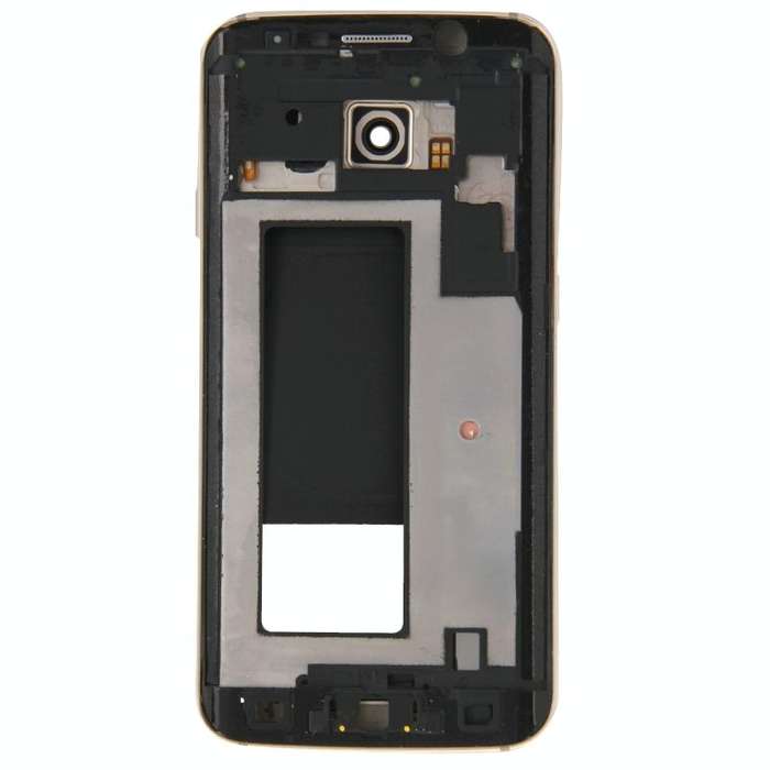 For Galaxy S6 Edge / G925 Full Housing Cover (Front Housing LCD Frame Bezel Plate + Back Plate Ho...
