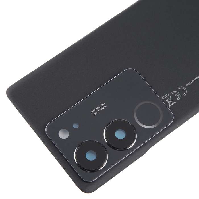 For vivo V29 Pro Original Battery Back Cover with Camera Lens Cover(Black)