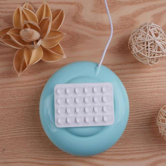 Macaroon Portable Mini Turbine Washing Machine Ultrasonic Washer(Pink)
