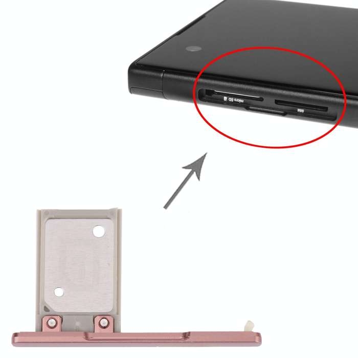 SIM Card Tray for Sony Xperia XA1 Ultra / Xperia XA1(Pink)