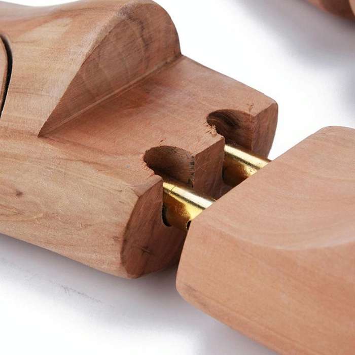 1pair Dutchwood Shoe Stretcher Expander Adjustable Anti-Wrinkle Shoe Last, Size: 41/42