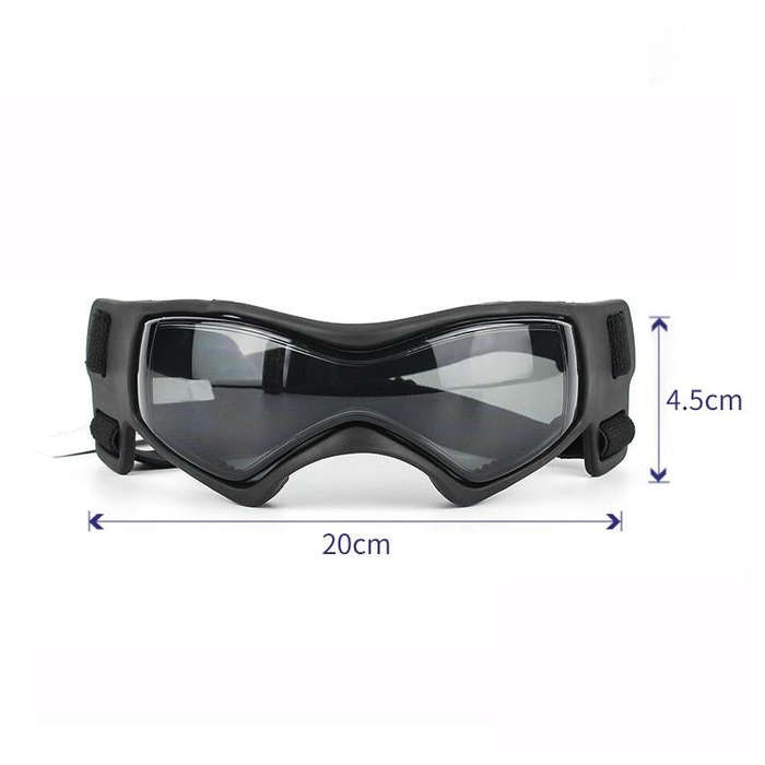 Pet Anti-UV Soft Frame Goggles Dog Sunglasses(Red)