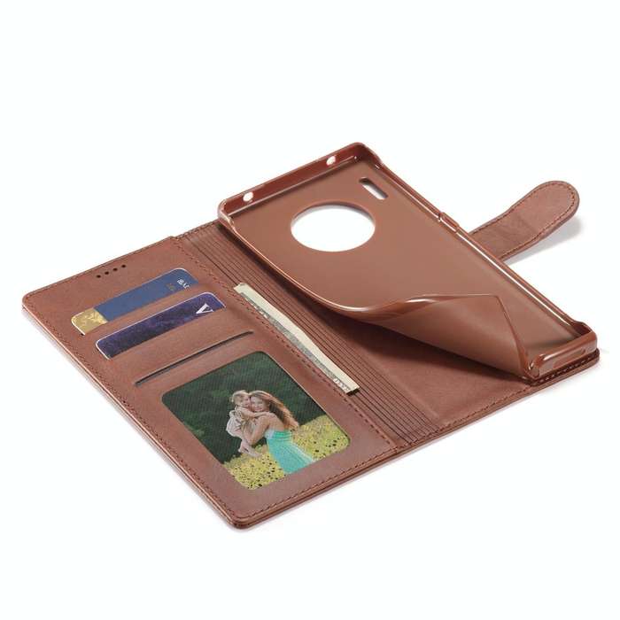 For Honor 50 Lite LC.IMEEKE Calf Texture Flip Leather Phone Case(Brown)