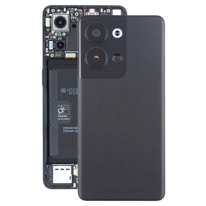 For OPPO Reno9 Original Battery Back Cover with Camera Lens Cover(Black)