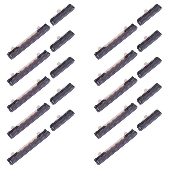 For Samsung Galaxy S24+ SM-S926B 10pcs Original Power Button and Volume Control Button (Black)