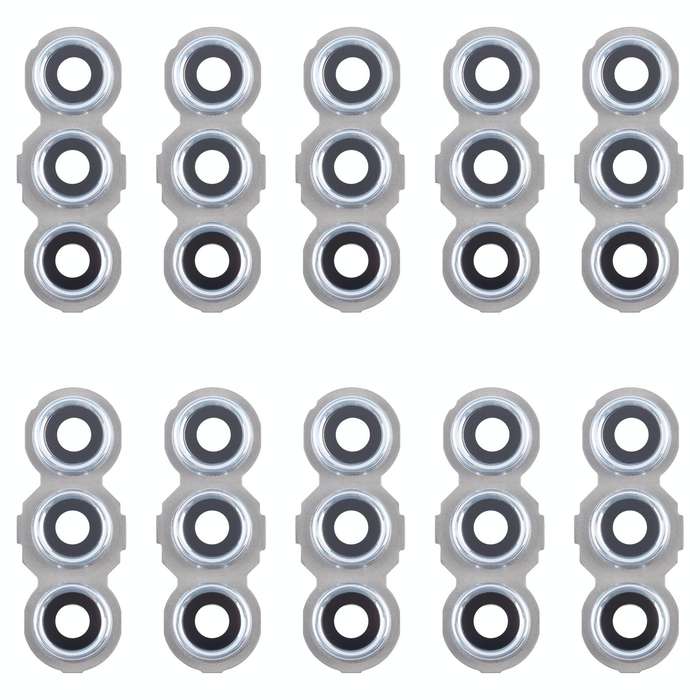 For Samsung Galaxy C55 SM-C556 10pcs Original Rear Camera Lens Cover(Silver)