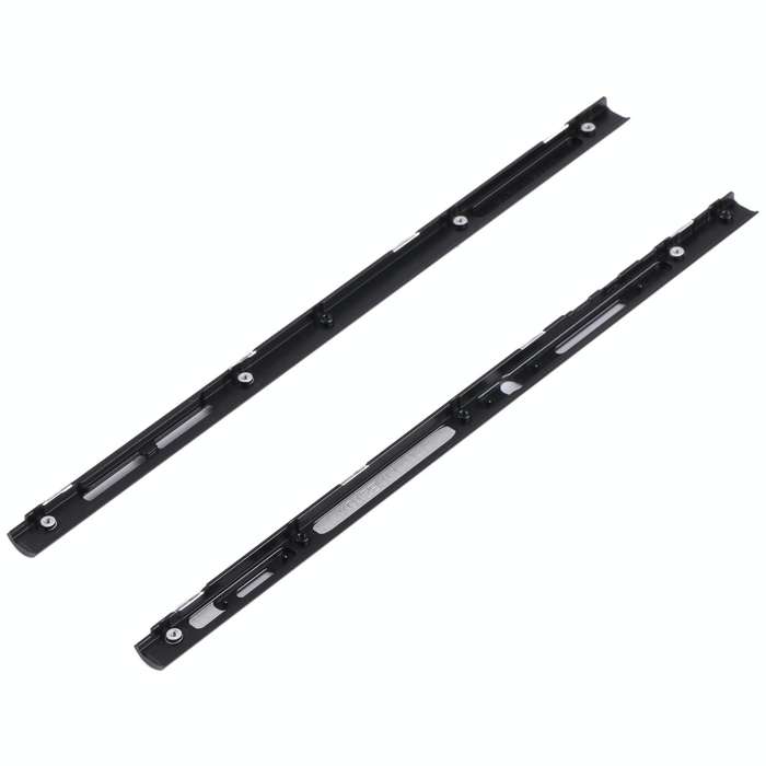 1 Pair Side Part Sidebar For Sony Xperia XA2 Plus (Black)