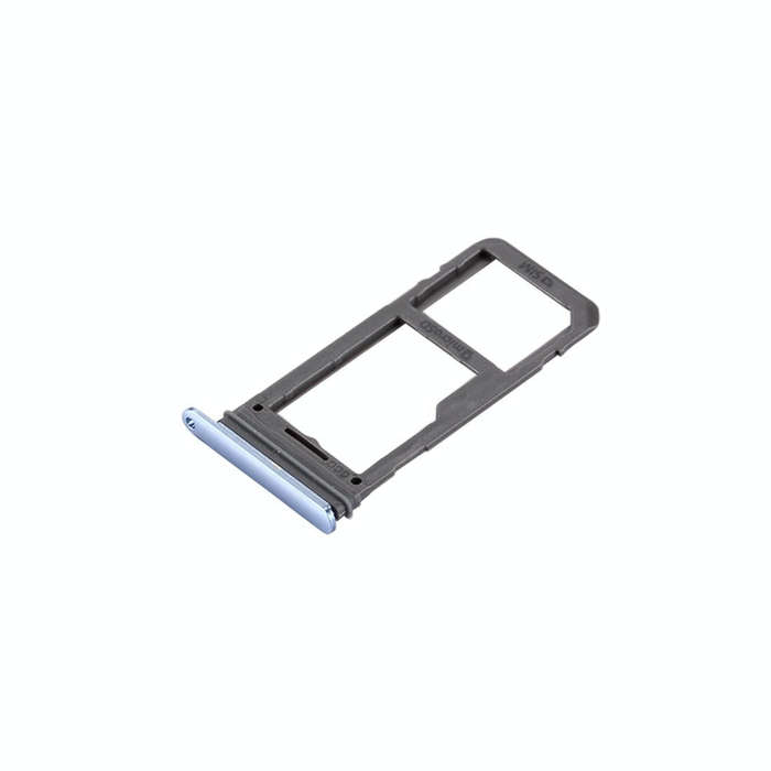 For Galaxy S8 SIM Card Tray + Micro SD Tray (Blue)