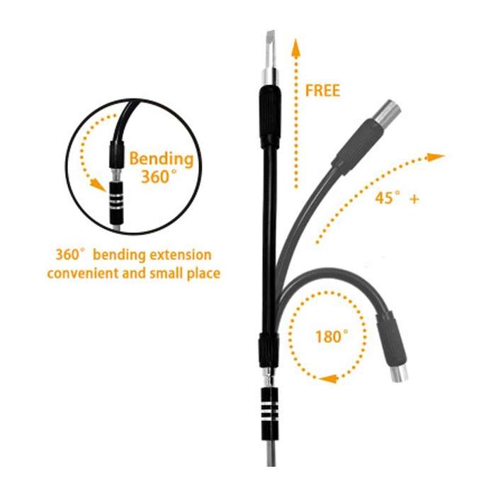 Obadun 9802B 52 in 1 Aluminum Alloy Handle Hardware Tool Screwdriver Set Home Precision Screwdriv...