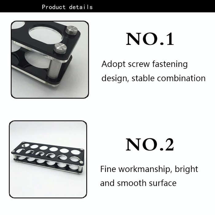 Acrylic Round Hole Wine Glass Holder, Layer (specification): 6 Grids