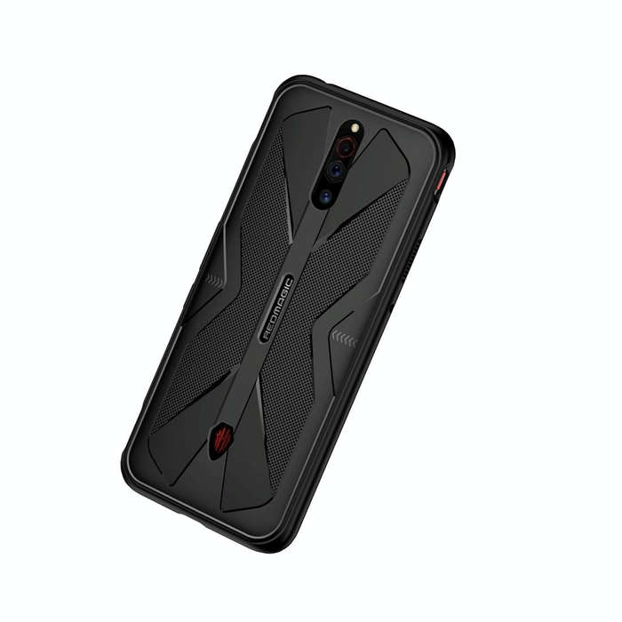 For ZTE nubia Red Magic 5G / 5S Butterfly Shadow Shockproof Rubber TPU Protective Case(Black)