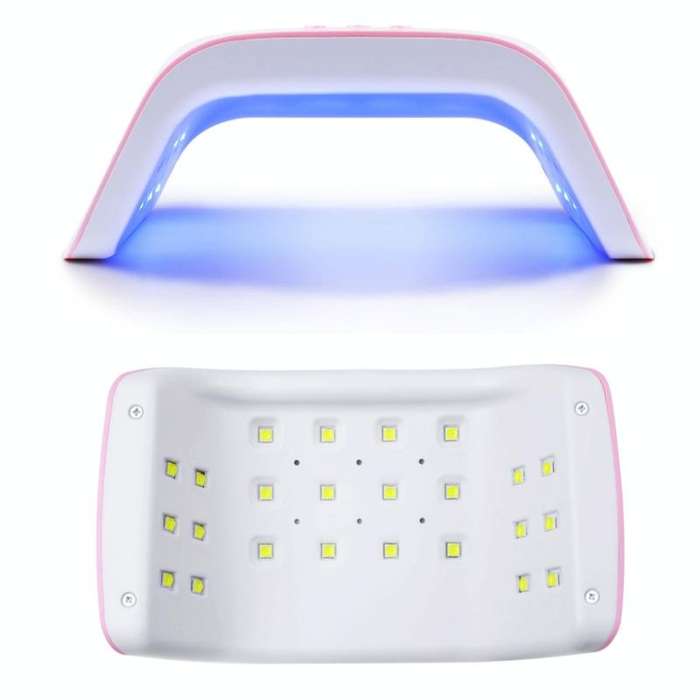 9S Pro 120W Dual Light Source Phototherapy Machine Smart Nail Lamp(White)