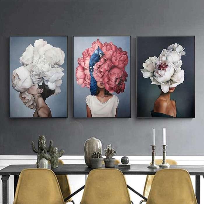 Creative Wall Art Printing Canvas Frameless Home Bedroom Decoration Painting, Size:1015cm(10)