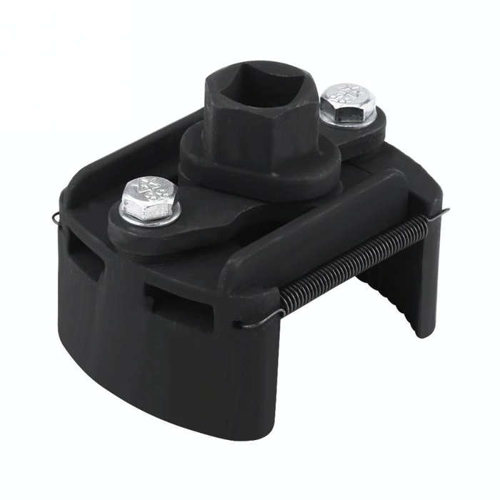 60mm-80mm Universal Cast Steel Adjustable 2 Jaw Oil Filter Wrench Fuel Remover Removal Tool Two-c...