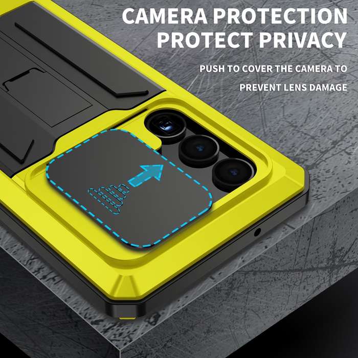 For Samsung Galaxy S23 Ultra 5G R-JUST Sliding Camera Design Life Waterproof Dustproof Shockproof...