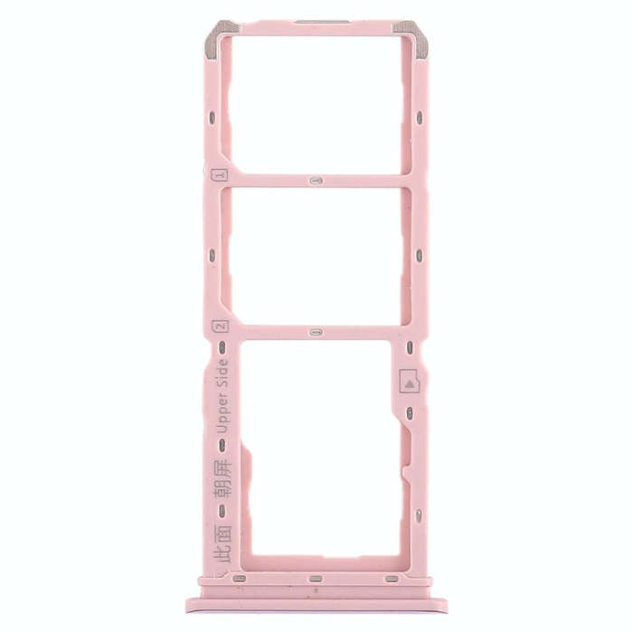 For Vivo Y97 2 x SIM Card Tray + Micro SD Card Tray (Rose Gold)