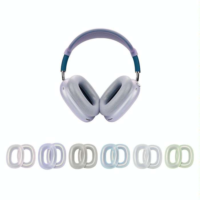 For AirPods Max Headphones Ear Cap Cover Replacement Part(Transparent)