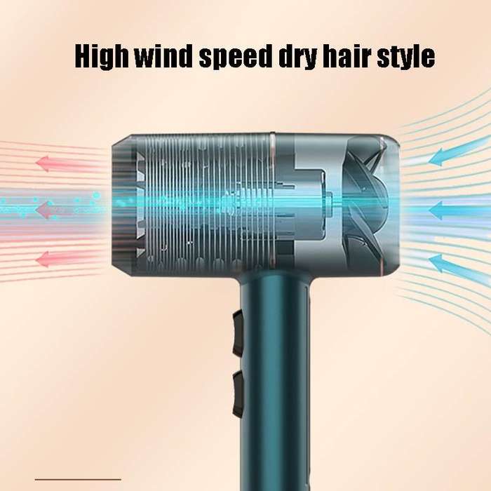 Home Dormitory Mute High-Power Hot And Cold Air Hair Dryer, 220V UK Plug(White)