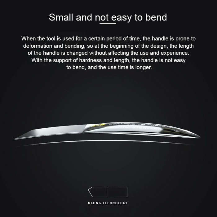 Mijing 2 in 1 Non Magnetic Svraping Tin Knife