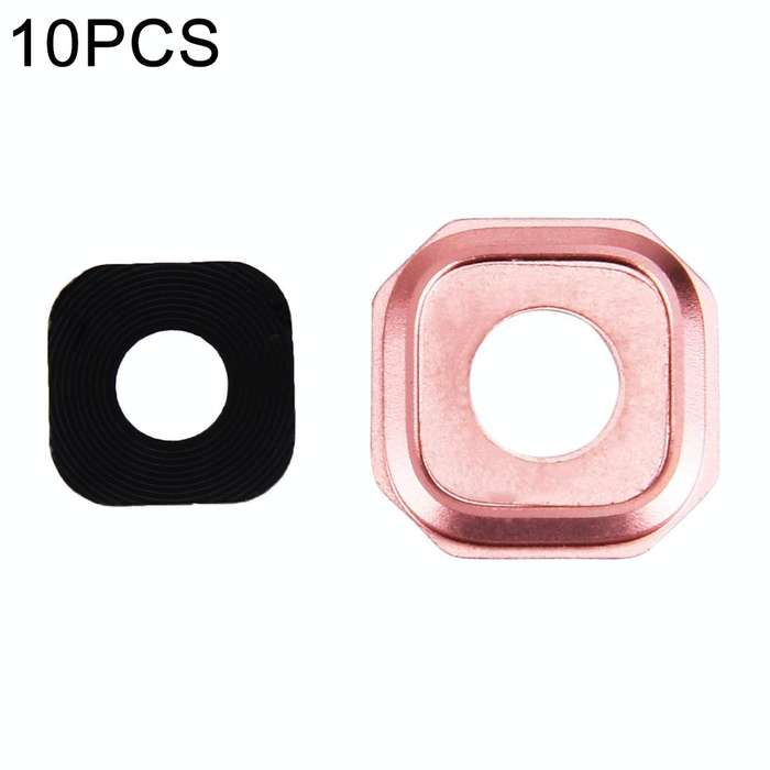For Galaxy A5 (2016) / A510 10pcs Camera Lens Covers (Pink)