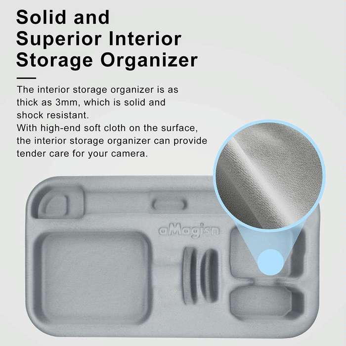 For Insta360 GO 3 / GO 3S AMagisn Accessory Storage Bag Portable Medium Clutch