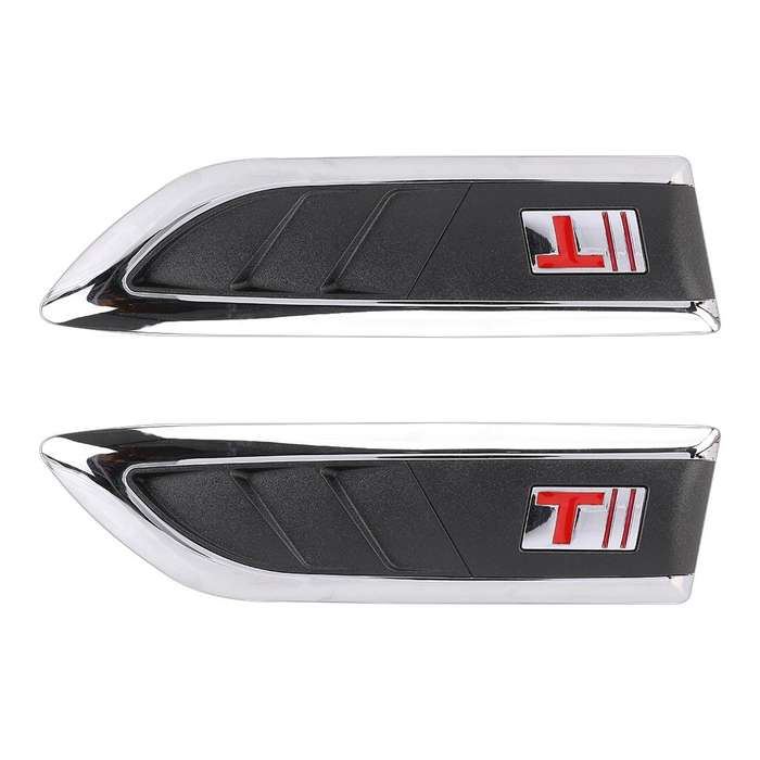 2 PCS Car Side Air Intake Flow Vent Fender Decorative Stickers Cover