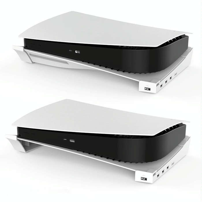 For PS5 IPEGA Horizontal Stand with 4-Port USB Hub Base Holder