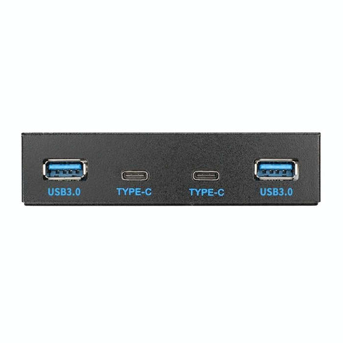 2 x USB 3.0 + 2 x USB-C / Type-C Floppy Drive Front Panel