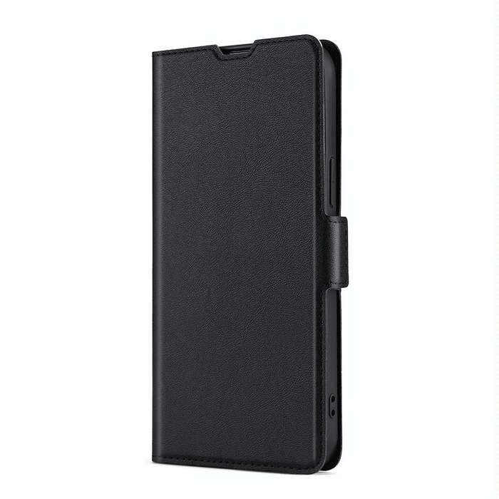 For LG G8X ThinQ / V50S ThinQ Ultra-thin Voltage Side Buckle PU + TPU Leather Phone Case(Black)