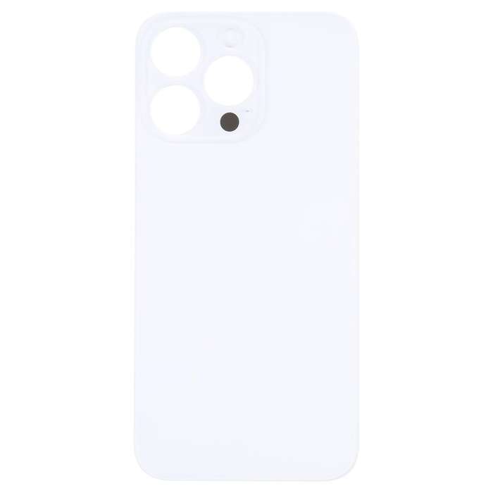 Easy Replacement Big Camera Hole Glass Back Battery Cover for iPhone 14 Pro(Silver)