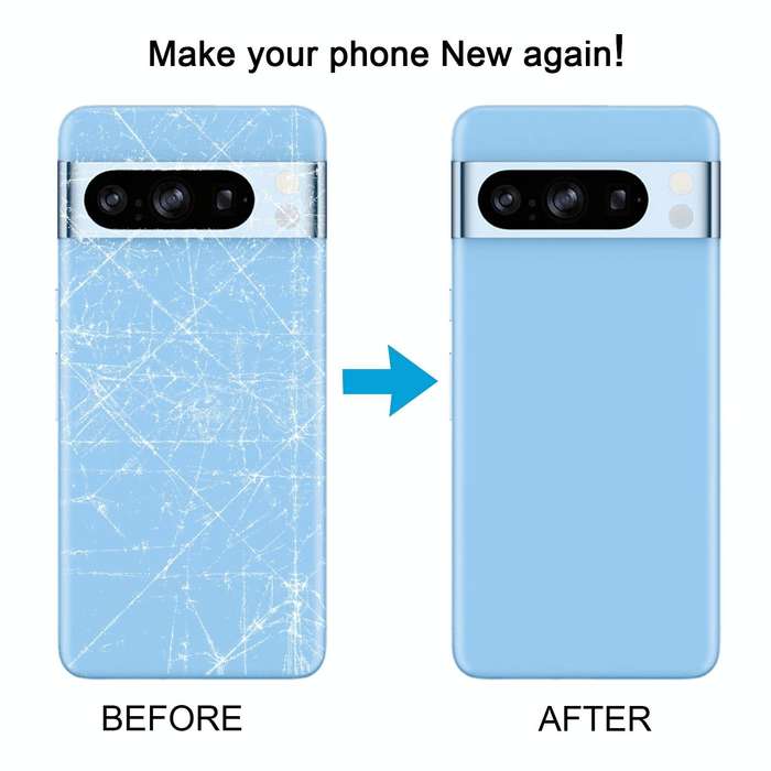 For Google Pixel 8 Pro Original Battery Back Cover(Blue)