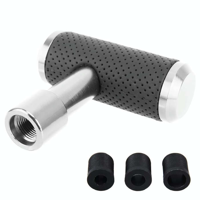 Universal Car T-shaped Gear Head Gear Shift Knob(Silver)