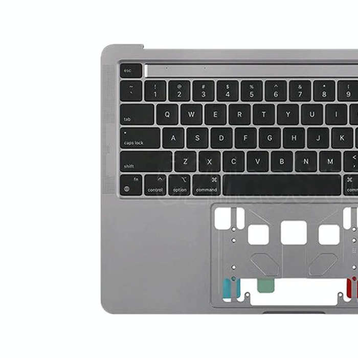 For Macbook Pro 13 inch 2021 A2338 C-side Cover + US Edition Key Board (Grey)