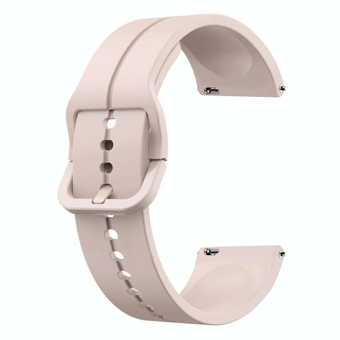 For Garmin Forerunner 255 Music 22mm Loop Silicone Watch Band(Pink)