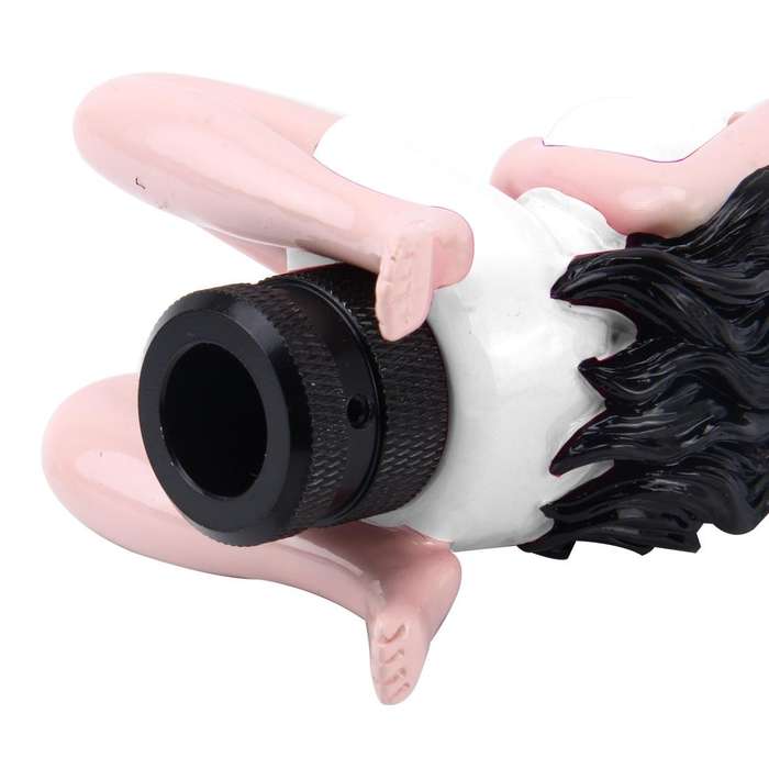 Universal Sexy Beauty Shape ABS Manual or Automatic Gear Shift Knob with Three Rubber Covers Fit ...