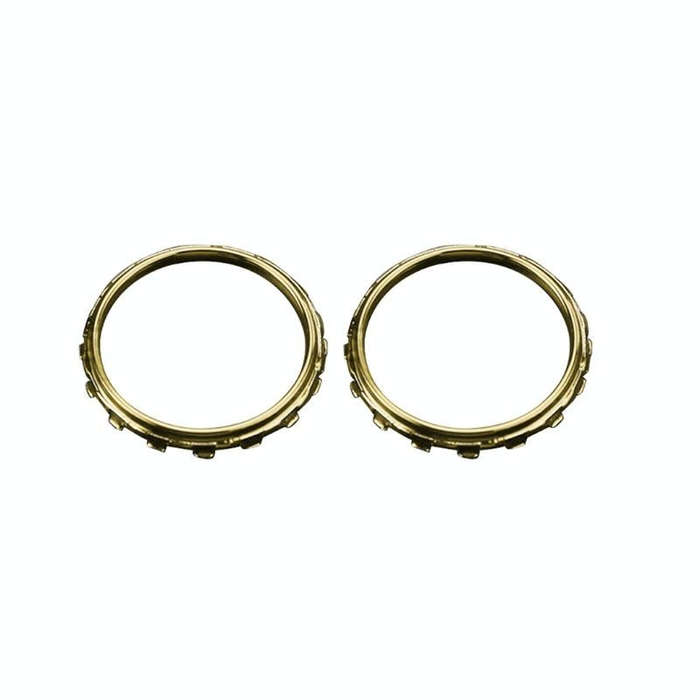 For Xbox One Elite 1pair 3D Replacement Ring Handle Accessories, Color: Gold Plating