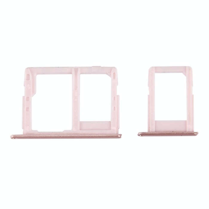 For Galaxy J5 Prime / G570 & J7 Prime / G610 SIM Card Tray + Micro SD & SIM Card Tray (Rose Gold)