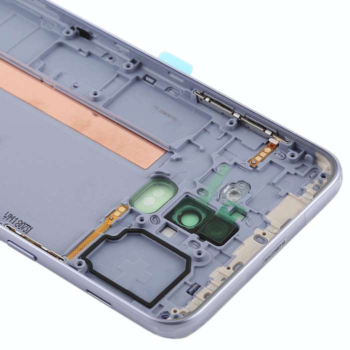 For Galaxy J8 (2018), J810F/DS, J810Y/DS, J810G/DS Back Cover with Side Keys & Camera Lens (Grey)