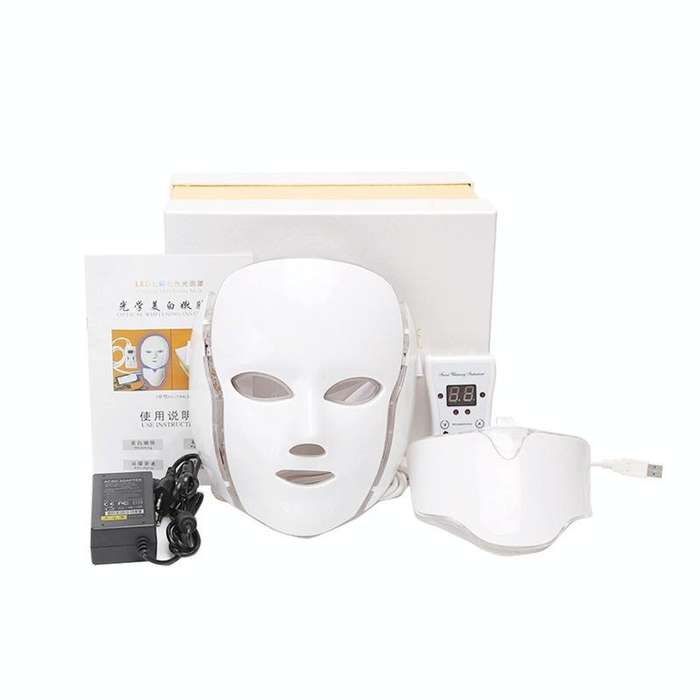 7 Color LED Facial Mask Photon Mask Skin Rejuvenation Face Beauty Machine, AU Plug
