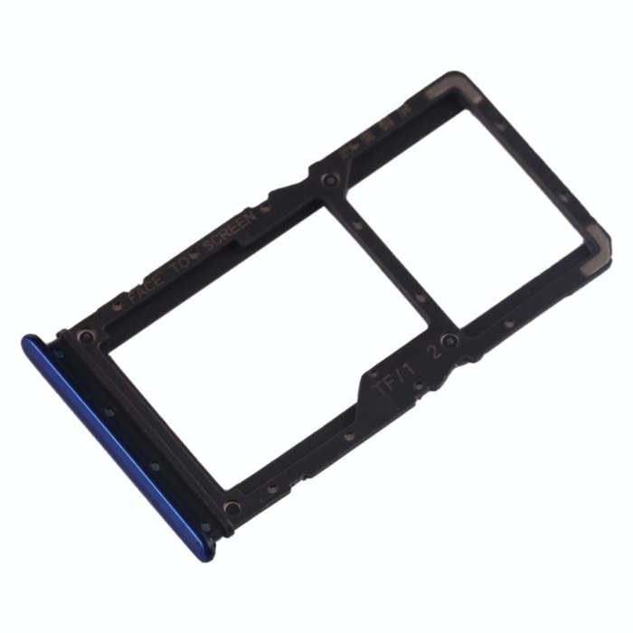 SIM Card Tray + SIM Card Tray / Micro SD Card Tray for Xiaomi Redmi Note 7 / Redmi Note 7 Pro(Blue)