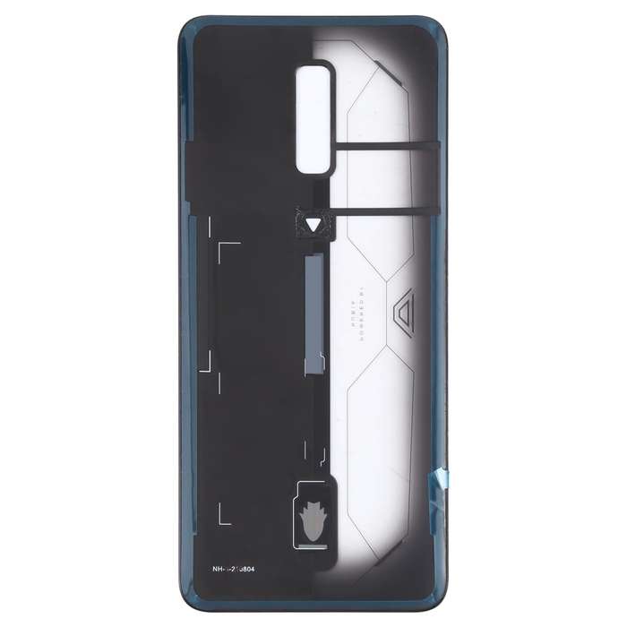 Battery Glass Back Cover for ZTE Nubia Red Magic 6S(Transparent Black)