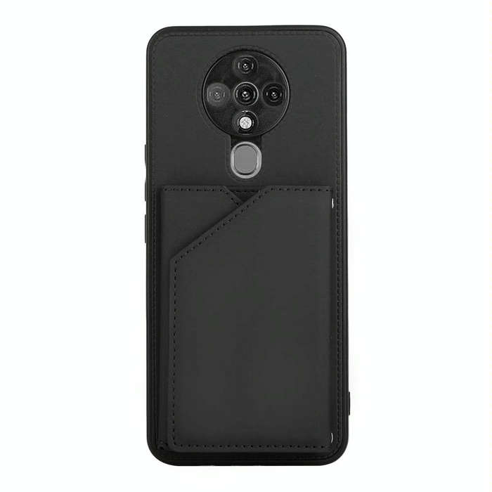 For Tecno Spark 6 Skin Feel PU + TPU + PC Phone Case(Black)