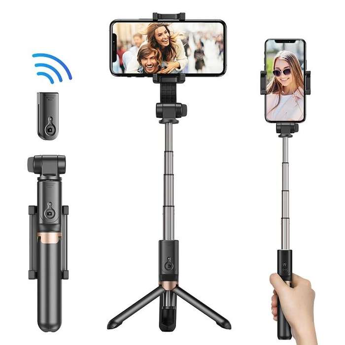 APEXEL APL-D6 Live Video Multifunctional Mobile Phone Gimbal Stabilizer Selfie Stick