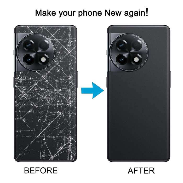 For OnePlus 11R Battery Back Cover with Camera Lens Cover(Green)