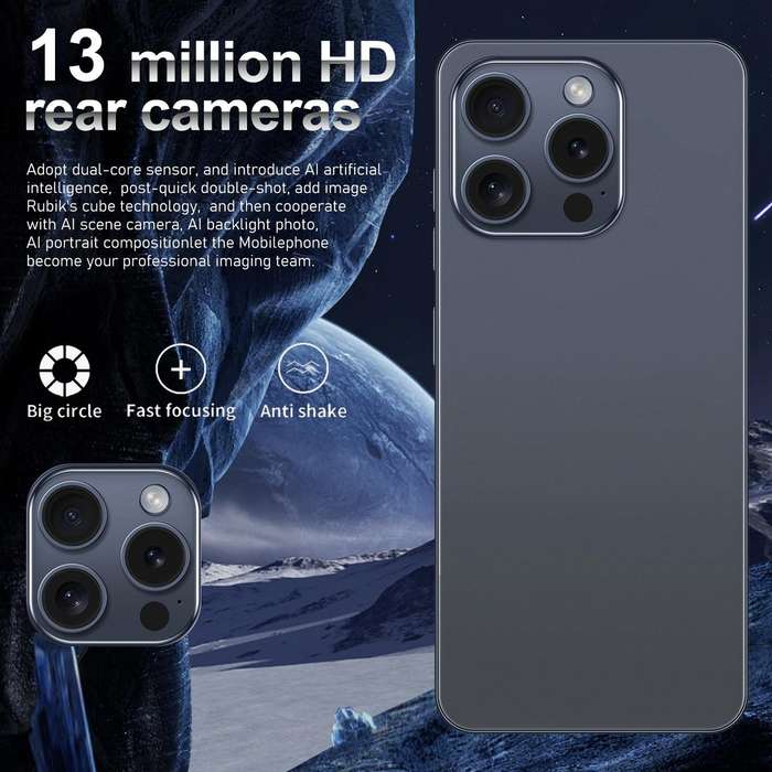 i15 Pro Max / VD1, 3GB+32GB, 6.79 inch Screen, Face Identification, Android 8.1 MTK6753 Octa Core...