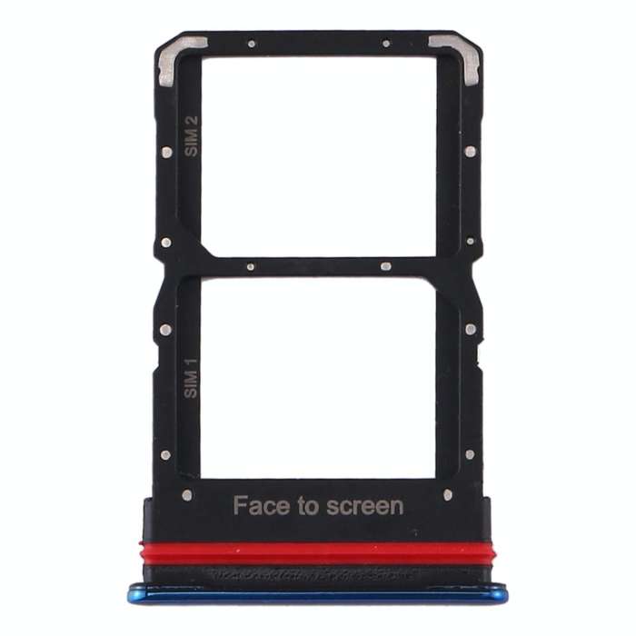 SIM Card Tray + SIM Card Tray for Xiaomi Mi 10 Lite 5G (Blue)