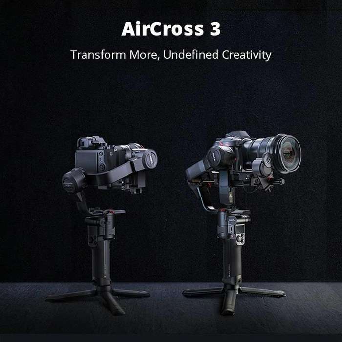 MOZA AirCross 3 Professional 3 Axis Handheld Anti-shake Gimbal Stabilizer for DSLR Camera, Load: ...